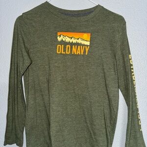 Old Navy Olive Crew Neck Tee